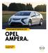 CONSUMENTENPRIJSLIJST OPEL AMPERA.