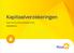 Kapitaalverzekeringen