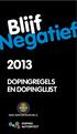 Dopingregels en dopinglijst. www.100procentdopefree.nl