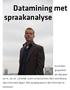 Datamining met spraakanalyse