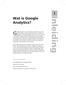 Google Analytics is het meest gebruikte pakket voor websitestatistieken