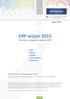 ERP-wijzer 2015. De hulp om wegwijs te worden in ERP. ERP Cloud Kosten Leveranciers Interview