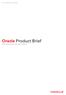 Voor middelgrote organisaties. Oracle Product Brief Real Application Clusters (RAC)