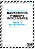 HANDLEIDING WINDOWS MOVIE MAKER