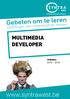 Voltijdse dagopleidingen. Opleidingen voor ondernemende mensen MULTIMEDIA DEVELOPER PREMEDIA 2015-2016. www.syntrawest.be