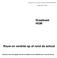 Draaiboek HGM. Rouw en verdriet op of rond de school. Scenario voor het omgaan met een overlijden of een calamiteit op of rond de school