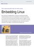Embedding Linux SYSTEEM. Extra inspanning blijkt zeker de moeite waard