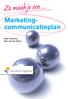 Zo maak je een... Marketingcommunicatieplan. Daan Dondorp Niko van der Sluijs