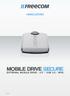 HANDLEIDING MOBILE DRIVE SECURE EXTERNAL MOBILE DRIVE / 2.5 / USB 2.0 / RFID. Rev. 912