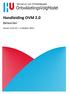 Handleiding OVM 2.0. Beheerder. Versie 2.0.0.22 1 oktober 2012