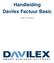 Handleiding Davilex Factuur Basic. Versie 1.0, mei 2012