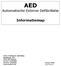 AED. Automatische Externe Defibrillatie. Informatiemap