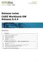 Release notes CARE Werkbank SW Release 6.4.4