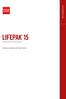 ACCESSOIREBROCHURE LIFEPAK 15 MONITOR/DEFIBRILLATOR. Originele accessoires van Physio-Control