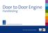 Door to Door Engine Handleiding