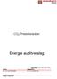 CO 2 Prestatieladder. Energie auditverslag. Aspect(en): 2.A.3, 1.B.2, 2.B.2, 2.B.3