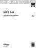 NRS 1-8. Gebruikaanwijzing 810168-01 GESTRA Niveauschakelaar NRS 1-8