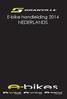 E-bike handleiding 2014 NEDERLANDS