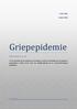Griepepidemie. Modelleren B. Javiér Sijen. Janine Sinke