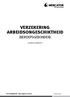 verzekering arbeidsongeschiktheid (BEROEPSGEBONDEN)