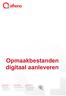 Opmaakbestanden digitaal aanleveren