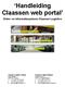 Handleiding Claassen web portal