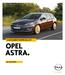 CONSUMENTENPRIJSLIJST OPEL ASTRA.