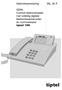ISDN- Comfort telefoontoestel met volledig digitale telefoonbeantwoorder en nummerkiezer tiptel 195. tiptel