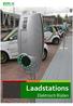 Laadstations. Elektrisch Rijden