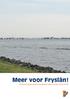 Meer voor Fryslân! Verkiezingsprogramma Wetterskip Fryslân 2015-2019