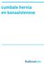 Lumbale hernia en kanaalstenose
