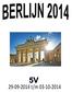 Culturele reis naar Berlijn 5V 29-09-2014 t/m 03-10-2014 2