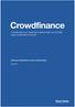 Crowdfinance Crowdfunding voor startende ondernemingen en het MKB: status, knelpunten en kansen