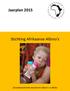 Jaarplan 2015. Stichting Afrikaanse Albino's. Zonnebrandcrème beschermt albino's in Afrika