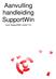 Aanvulling handleiding SupportWin. (voor SupportWin versie 7.5)