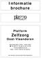 Informatie brochure. Platform Zelfzorg. Oost-Vlaanderen