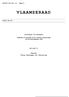 VLAAMSERAAD ONTWERP VAN DECREET. houdende de begroting van de Vlaamse Gemeenschap voor het begrotingsjaar 1989 BIJLAGE VI