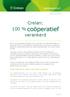 Crelan: 100 % coöperatief verankerd