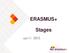 ERASMUS+ Stages. april 2015