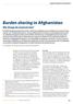 Burden sharing in Afghanistan