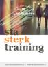 STA STERK TRAINING 1. sta sterk training. www.kinderpraktijklandsmeer.nl info@kinderpraktijklandsmeer.nl