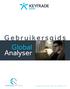 Gebruikersgids. Global Analyser EXCESS RETURN. Investments tools make all difference