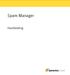 Spam Manager. Handleiding