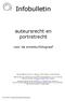 Infobulletin. auteursrecht en portretrecht. voor de amateurfotograaf