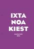 IXTA NOA KIEST Jaarbericht 2014