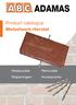 ADAMAS. Product catalogus Metselwerk-Herstel