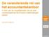 De veranderende rol van het accountantskantoor