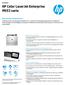 HP Color LaserJet Enterprise M553 serie