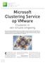 Microsoft Clustering Service op VMware