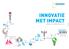 INNOVATIE MET IMPACT VITAVALLEY JAARVERSLAG 2014